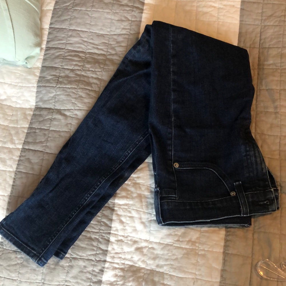 Rag and Bone skinny jeans with split ankle seam